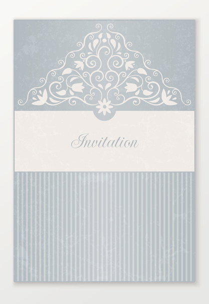 Beautiful wedding invitation. - Vektori, kuva