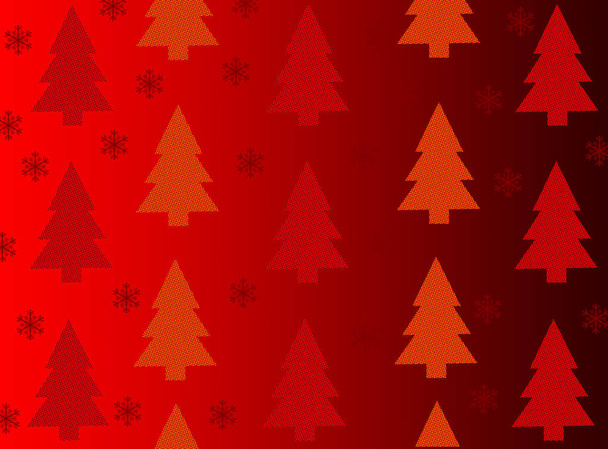 Karácsonyi fák háttér, illusztráció - Fotó, kép