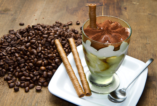 coffee ice cream - Foto, Bild