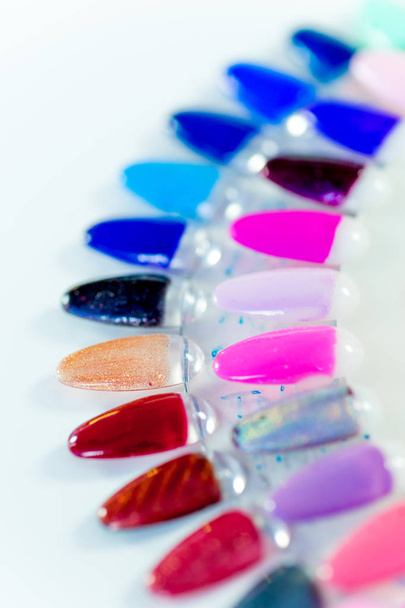 different things for manicure on a table - 写真・画像