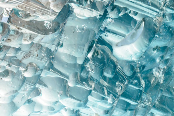 Ice glacier texture background - Fotó, kép