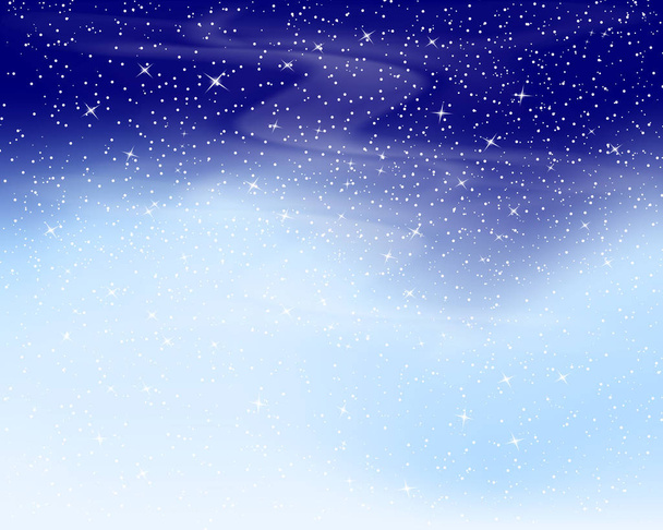 Cae el fondo de nieve. Ilustración vectorial con copos de nieve Cielo nevado de invierno. Eps 10
. - Vector, imagen