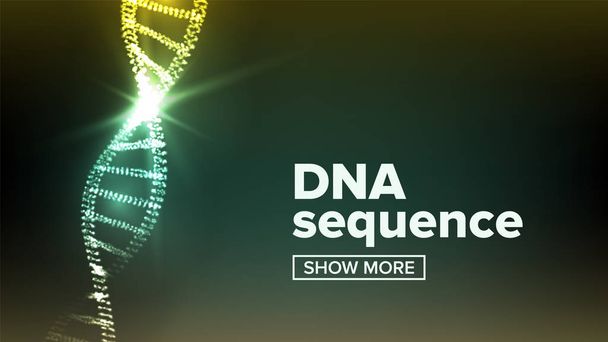 Vettore della struttura del DNA. Sfondo scientifico. Concetto biotecnologico. Genoma umano. Illustrazione
 - Vettoriali, immagini
