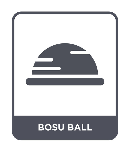 icône de balle bosu dans le style design à la mode. icône boule bosu isolé sur fond blanc. bosu icône de vecteur de balle symbole plat simple et moderne
. - Vecteur, image
