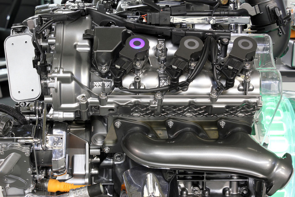 Auto-Hybridmotor neue Technologie - Foto, Bild
