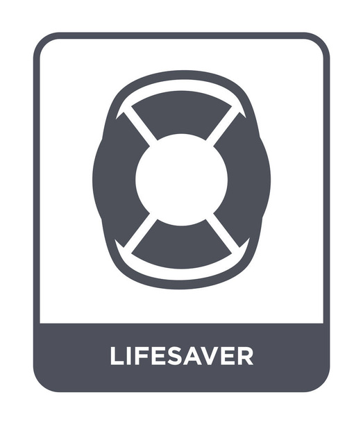 lifesaver ikona v módní design stylu. lifesaver ikona izolovaných na bílém pozadí. zachránce vektorové ikony jednoduché a moderní Béčko. - Vektor, obrázek