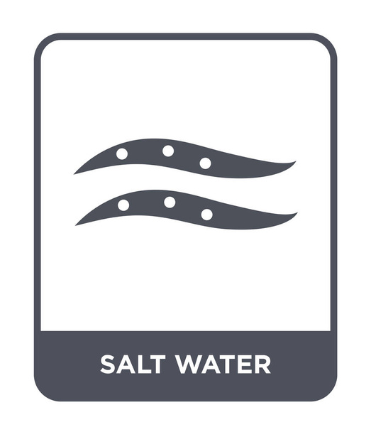 значок солоної води в модному стилі дизайну. значок солоної води ізольований на білому тлі. векторна іконка солоної води простий і сучасний плоский символ
. - Вектор, зображення