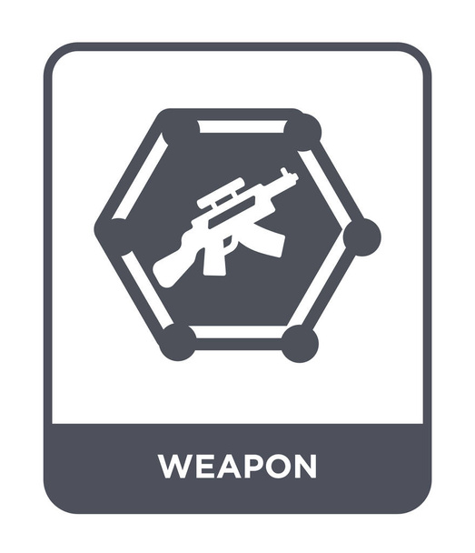 icône d'arme dans le style design à la mode. icône d'arme isolée sur fond blanc. icône vectorielle d'arme symbole plat simple et moderne
. - Vecteur, image