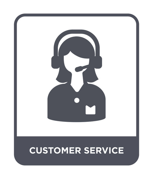 pictogram van de Customer service in trendy stijl. klant-pictogram van de service geïsoleerd op een witte achtergrond. klant dienst vector pictogram eenvoudige en moderne platte symbool. - Vector, afbeelding