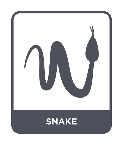 φίδι εικονίδιο στην μοντέρνα στυλ σχεδιασμού. εικονίδιο φίδι που απομονώνονται σε λευκό φόντο. φίδι διάνυσμα απλή και μοντέρνα επίπεδη σύμβολο εικονίδιο για την ιστοσελίδα, λογότυπο, mobile app, Ui. φίδι εικονίδιο διανυσματικά εικονογράφηση, Eps10. - Διάνυσμα, εικόνα