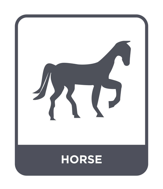 значок коня в модному стилі дизайну. значок коня ізольовано на білому тлі. кінь вектор значок простий і сучасний плоский символ для веб-сайту, мобільного, логотипу, додатка, інтернету. кінь значок Векторна ілюстрація, EPS10
. - Вектор, зображення