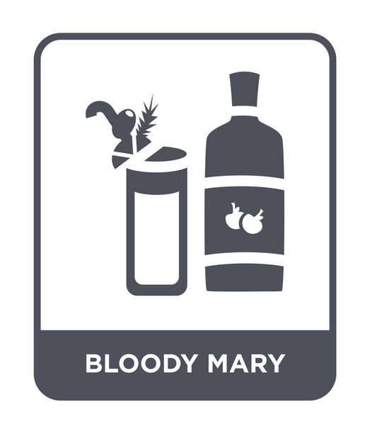 Bloody mary ikona v módní design stylu. Bloody mary ikona izolovaných na bílém pozadí. Bloody mary vektorové ikony jednoduché a moderní Béčko. - Vektor, obrázek
