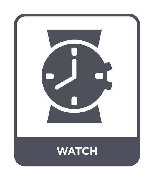 ícone de relógio no estilo de design moderno. ícone de relógio isolado no fundo branco. ícone vetorial relógio simples e moderno símbolo plano para web site, celular, logotipo, aplicativo, UI. assistir ícone vetor ilustração, EPS10
. - Vetor, Imagem