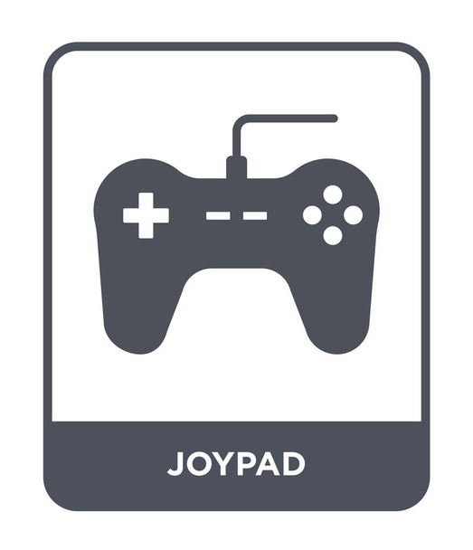 icône joypad dans un style design tendance. icône joypad isolé sur fond blanc. joypad icône vectorielle symbole plat simple et moderne
. - Vecteur, image