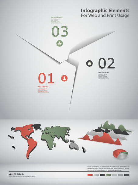 Laadukkaita liiketoiminnan infographic elementtejä
 - Vektori, kuva