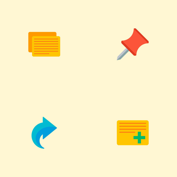 Set di icone task manager simboli di stile piatto con aggiungere attività, pin, ripetere e altre icone per il vostro web mobile app logo design
. - Vettoriali, immagini