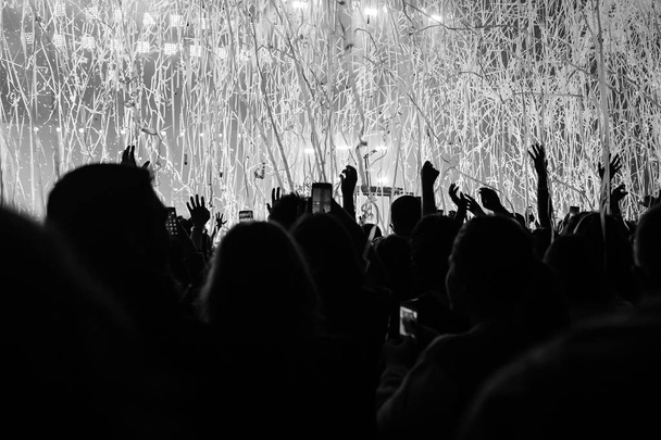 Zuschauer des Live-Konzerts - Foto, Bild