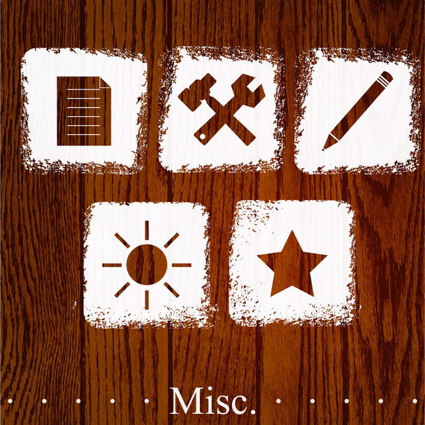 Vector set of misc icons. - Vector, Image