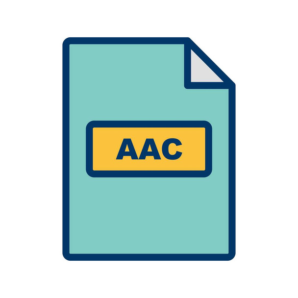 AAC vektor ikon jel ikon vektoros illusztráció személyes és edzőtermi használatra.. - Vektor, kép