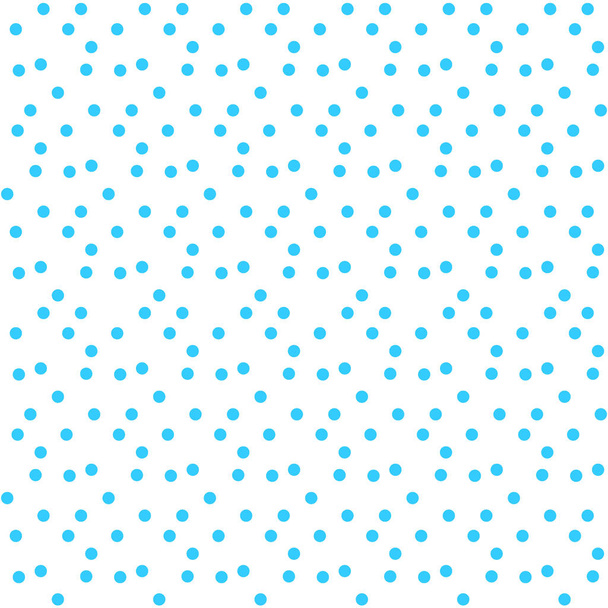 Mavi rastgele nokta beyaz arka plan sorunsuz vektör desen - Vektör, Görsel