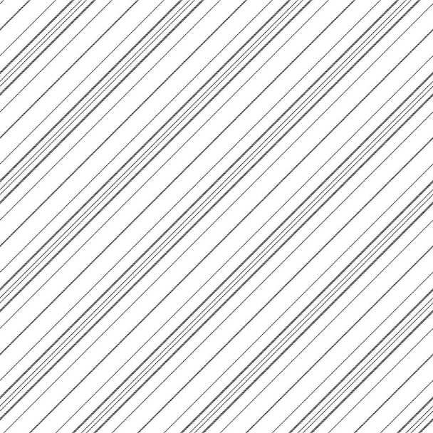 Black and white lines texture seamless pattern. Vector illustration. - Vector, Image