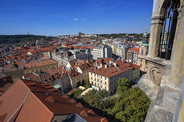 pohled shora staré město v Praze - Fotografie, Obrázek