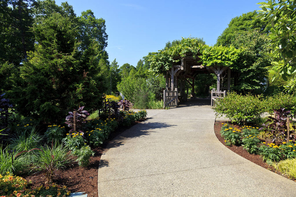 North Carolina Arboretum Garden Ingresso ad Asheville
 - Foto, immagini