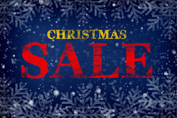 Рождественская распродажа Продается надпись со снежинками. Знамя рождественской распродажи. Продажа баннерного фона для покупки рождественских товаров
 - Фото, изображение