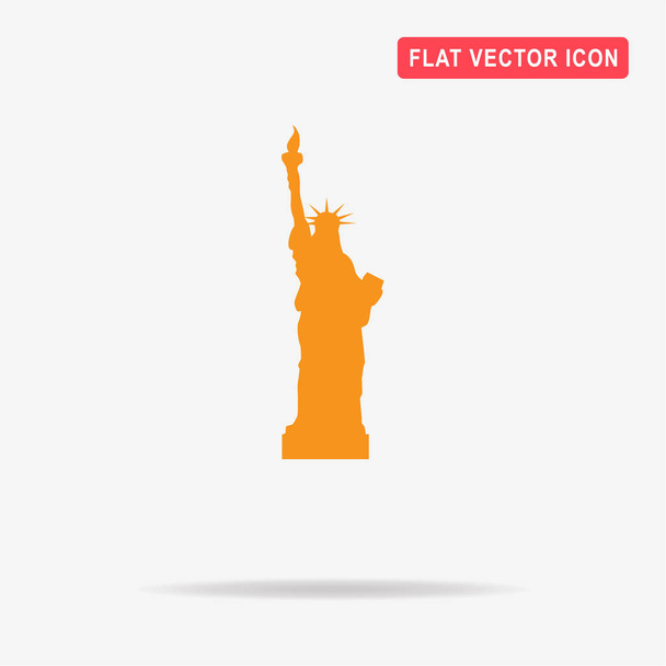 Icono de la estatua de la libertad. Ilustración del concepto vectorial para el diseño
. - Vector, Imagen