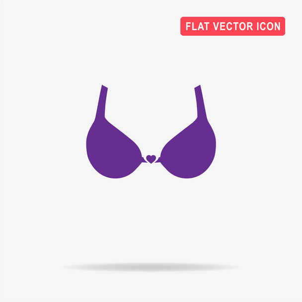 Bra icon. Vector concept illustration for design. - Vector, Image