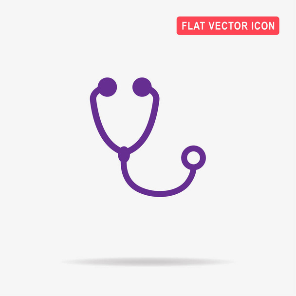 Stethoscope icon. Vector concept illustration for design. - Vector, Image