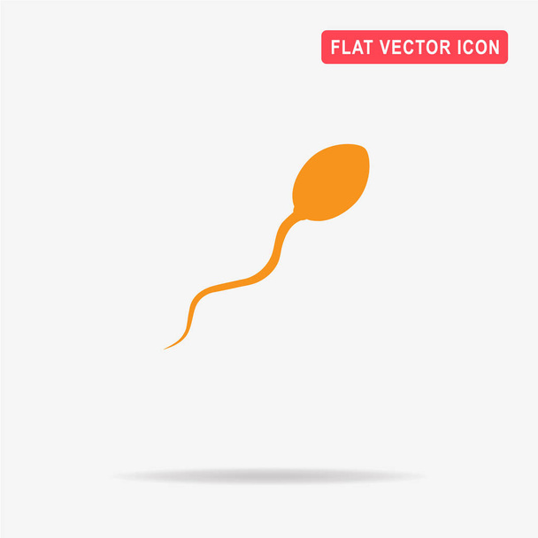 Εικονίδιο του σπέρματος. Vector εικονογράφηση έννοια για το σχεδιασμό. - Διάνυσμα, εικόνα
