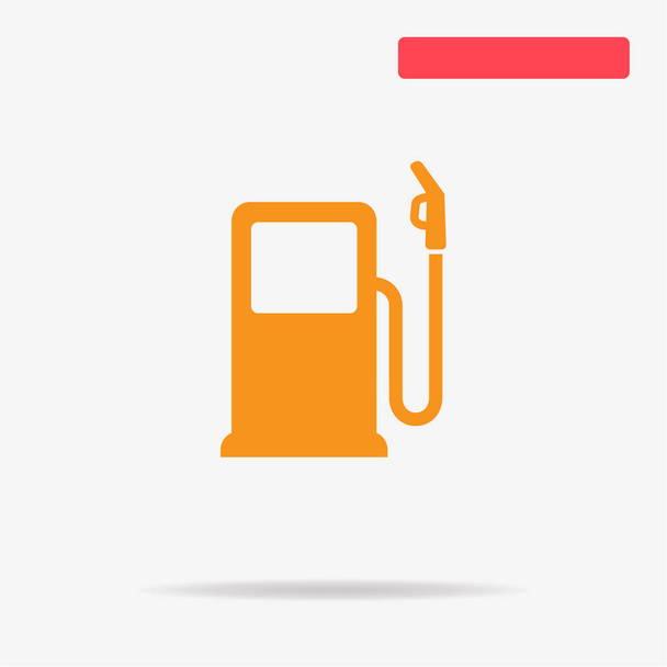 Gas station icon. Vector concept illustration for design. - Vector, Image