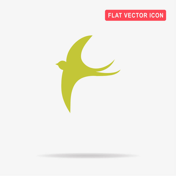 Swallow icon. Vector concept illustration for design. - Vector, Image