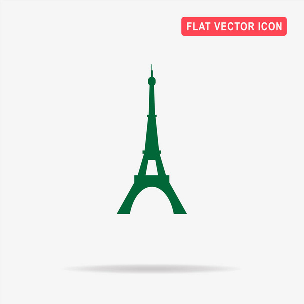 Icono de torre Eiffel. Ilustración del concepto vectorial para el diseño
. - Vector, imagen