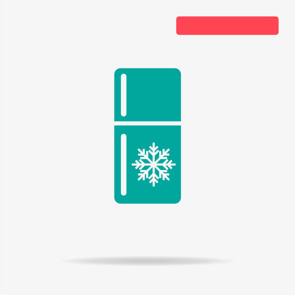 Refrigerator icon. Vector concept illustration for design. - Vector, Image
