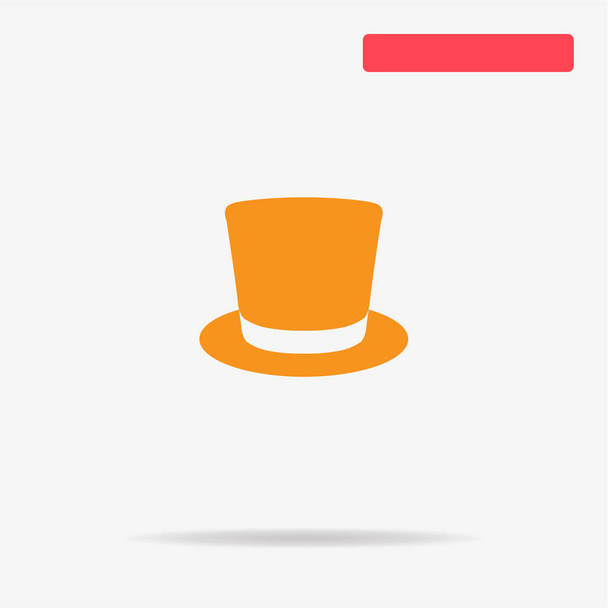 Top hat icon. Vector concept illustration for design. - Vector, Image