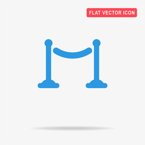 Cinema fence icon. Vector concept illustration for design. - Vector, Image