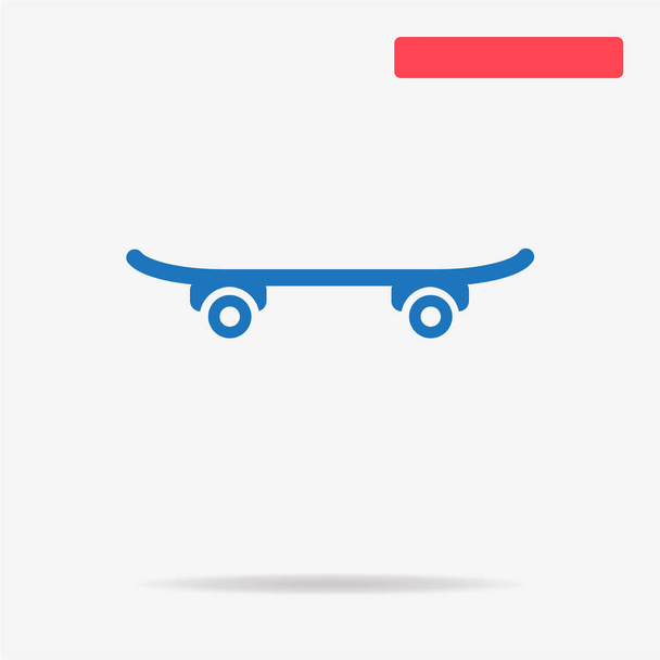 Skateboard icon. Vector concept illustration for design. - Vector, Image