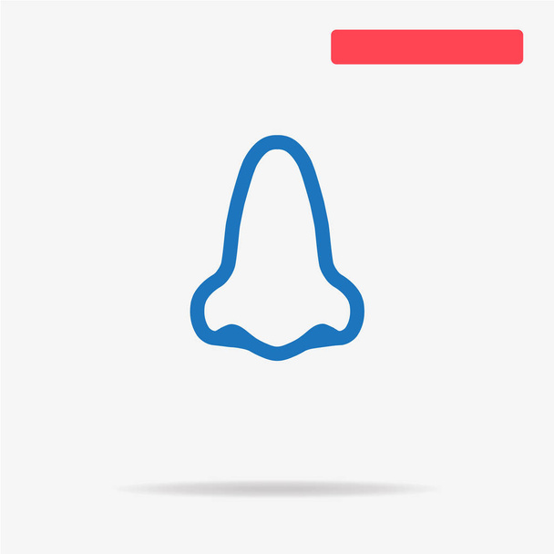 Nose icon. Vector concept illustration for design. - Vector, Image