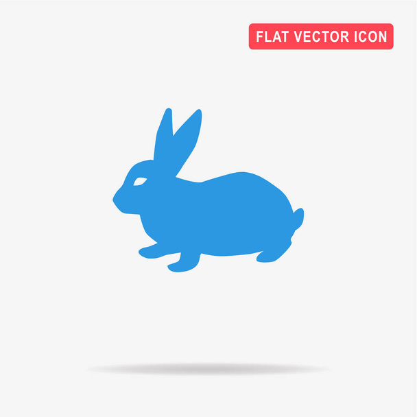 Rabbit icon. Vector concept illustration for design. - Vector, Image