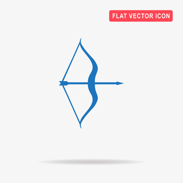Icono de arco y flecha. Ilustración del concepto vectorial para el diseño
. - Vector, imagen
