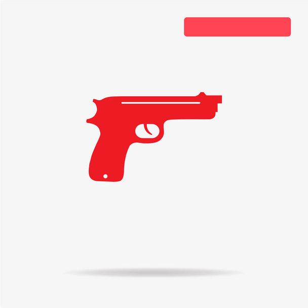 Gun icon. Vector concept illustration for design. - Vector, Image