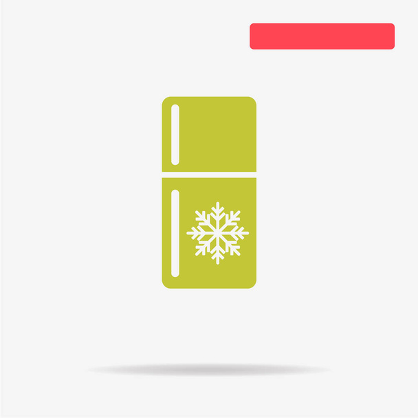 Refrigerator icon. Vector concept illustration for design. - Vector, Image