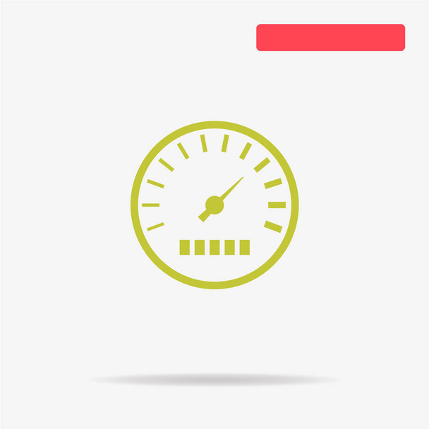 Speedometer icon. Vector concept illustration for design. - Vector, Image
