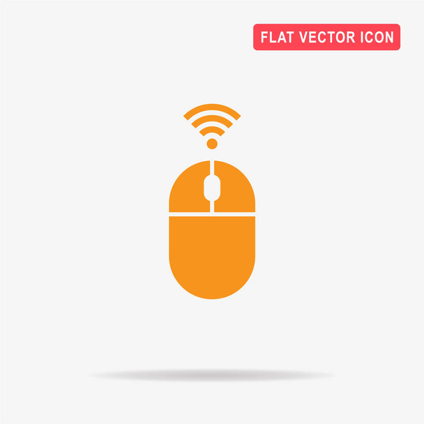 Bluetooth mouse icon. Vector concept illustration for design. - Vector, Image