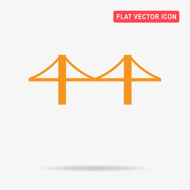 Γέφυρα εικονίδιο. Vector εικονογράφηση έννοια για το σχεδιασμό. - Διάνυσμα, εικόνα
