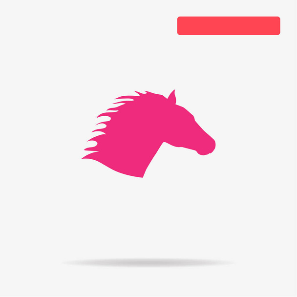 Horse head icon. Vector concept illustration for design. - Vector, Image
