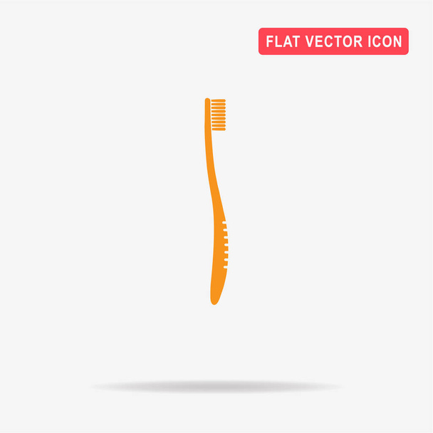 Icono de cepillo de dientes. Ilustración del concepto vectorial para el diseño
. - Vector, imagen