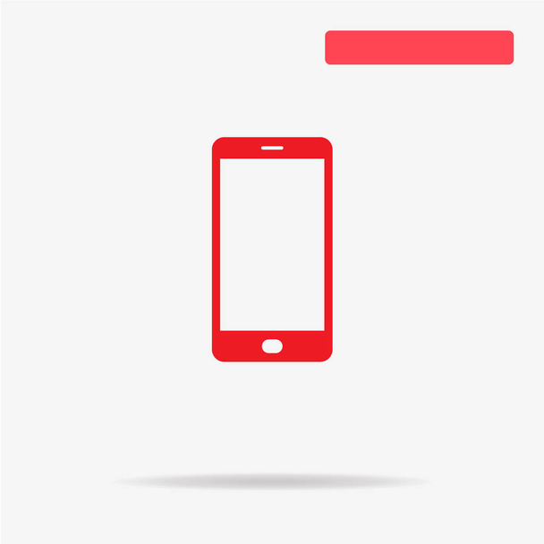 Modern smart phone icon. Vector concept illustration for design. - Vector, Image